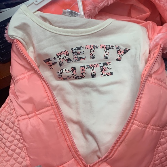 Little lass 3 pc Vest outfit set - Picture 10 of 10